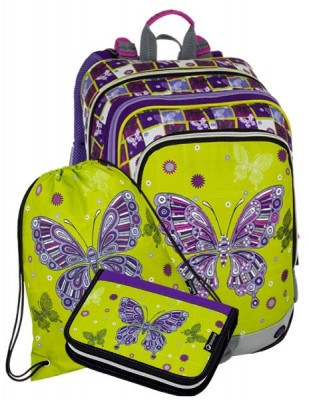 BAGMASTER alsós ergonomikus iskolatáska ALFA 8 A szett 3 részes