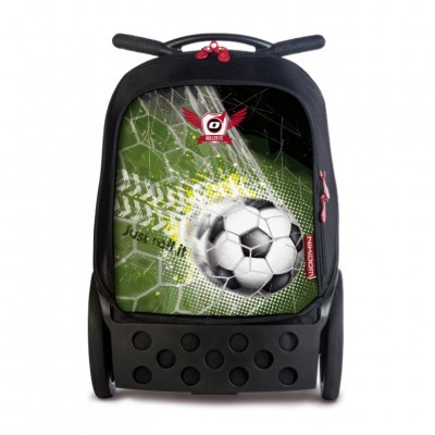 NIKIDOM Roller gurulós húzhatós iskolatáska XL Goal 9300 (A kerék matricát külön kell hozzá rendelni!)