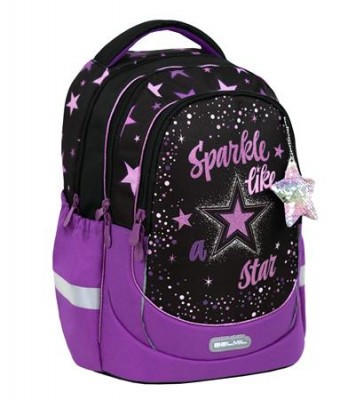 Belmil ergonomikus iskolatáska, Leisure Plus 338-87, Sparkle like a Star
