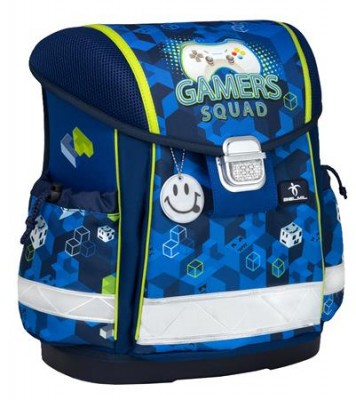 Belmil alsós ergonomikus merevfalú iskolatáska, Classy 403-13/AG, Gamer Squad AGR Tanúsítvánnyal