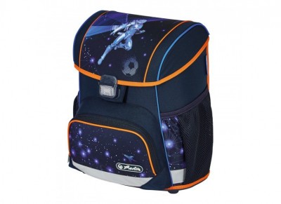 Herlitz alsós merevfalú ergonomikus iskolatáska Loop üres Galaxy Game