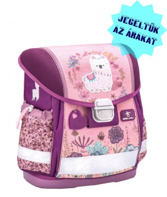 Belmil alsós ergonomikus merevfalú iskolatáska, Classy 403-13, Llama