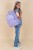 Belmil ergonomikus merevfalú iskolatáska, Maxi Pack 338-37, Purple Dots